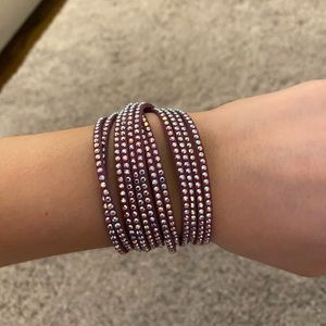 Genuine Swarovski Slake Deluxe Bracelet, Purple